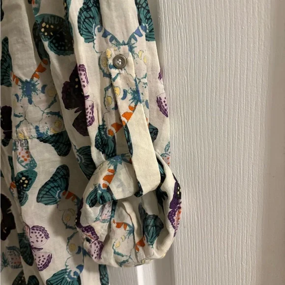 Anthropologie Maeve Buttoned Blouse - Picture 7 of 8